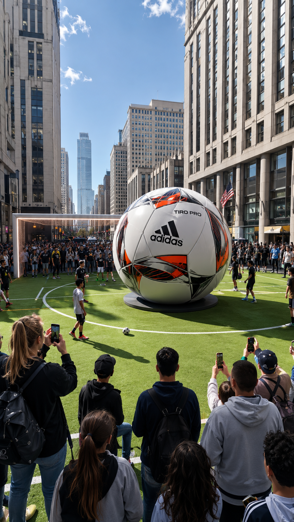adidas giant football FOOH concept